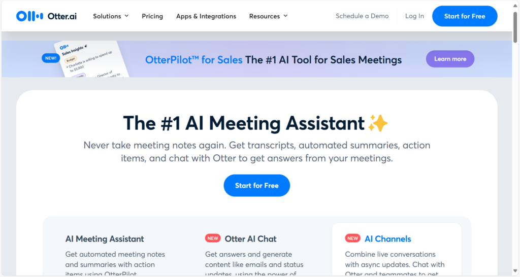 Otter.AI as an AI tool to have an AI job as a transcriber