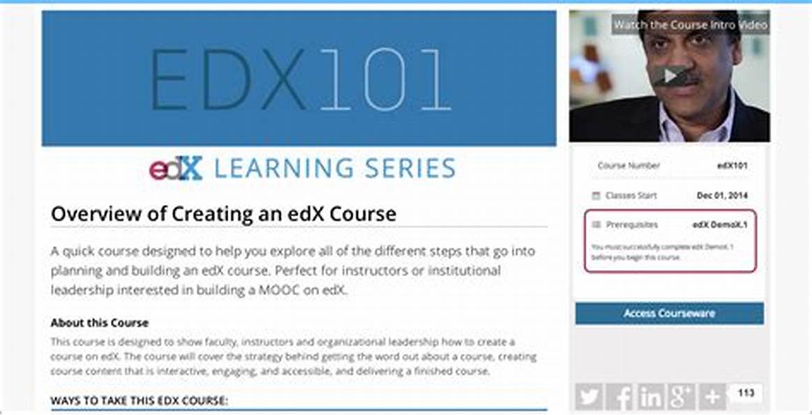 edX as a platform for learning AI online in AI Ethics and Governance