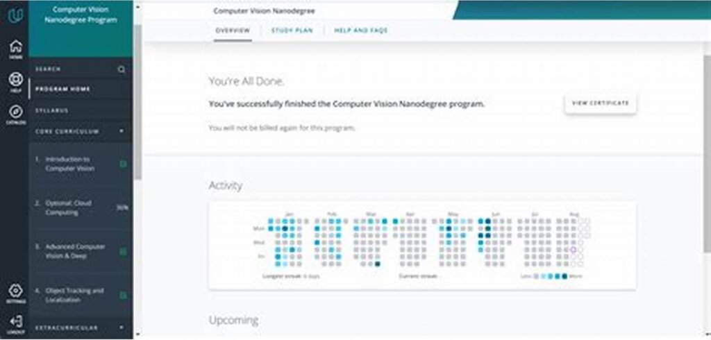 Udacity - Computer Vision Nanodegree as a platform for learning AI online in Computer Vision